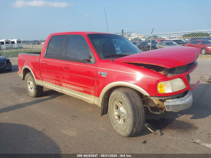 2001 Ford F150 Supercrew VIN: 1FTRW07WX1KE26428 Lot: 40163647