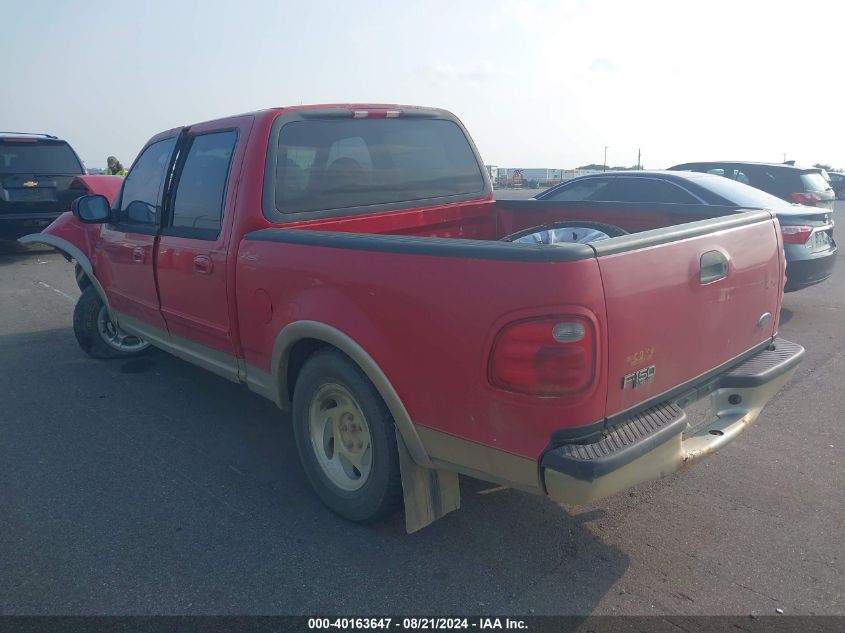 2001 Ford F150 Supercrew VIN: 1FTRW07WX1KE26428 Lot: 40163647