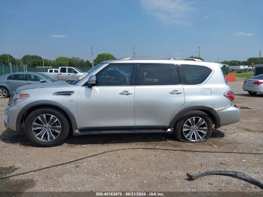 2018 Nissan Armada Sl VIN: JN8AY2ND0J9059376 Lot: 40163670