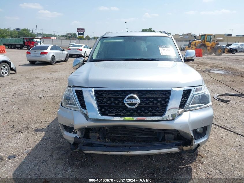 2018 Nissan Armada Sl VIN: JN8AY2ND0J9059376 Lot: 40163670