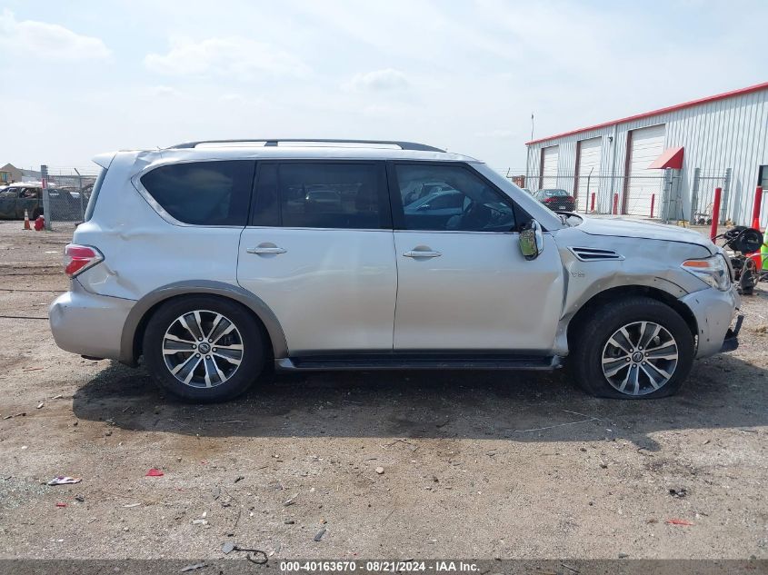 2018 Nissan Armada Sl VIN: JN8AY2ND0J9059376 Lot: 40163670