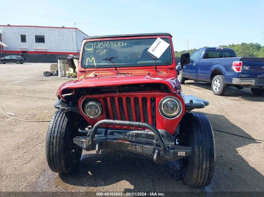 1999 Jeep Wrangler Se VIN: 1J4FY29P5XP476349 Lot: 40163683