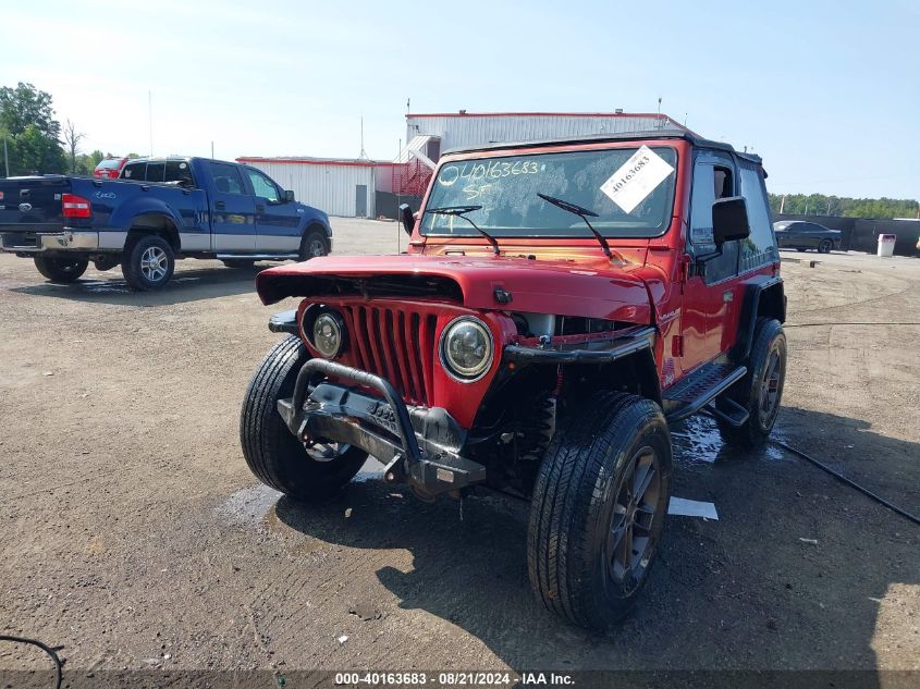 1999 Jeep Wrangler Se VIN: 1J4FY29P5XP476349 Lot: 40163683