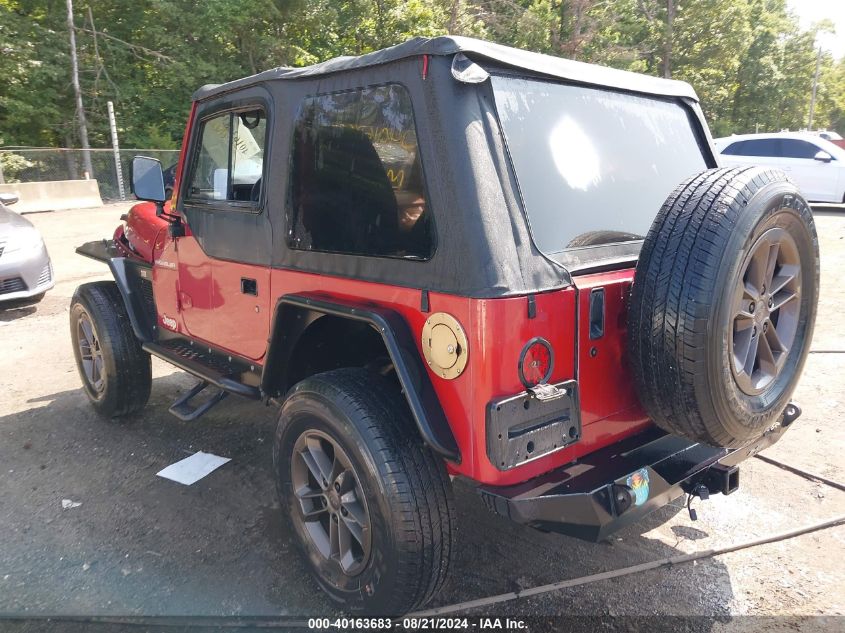 1999 Jeep Wrangler Se VIN: 1J4FY29P5XP476349 Lot: 40163683