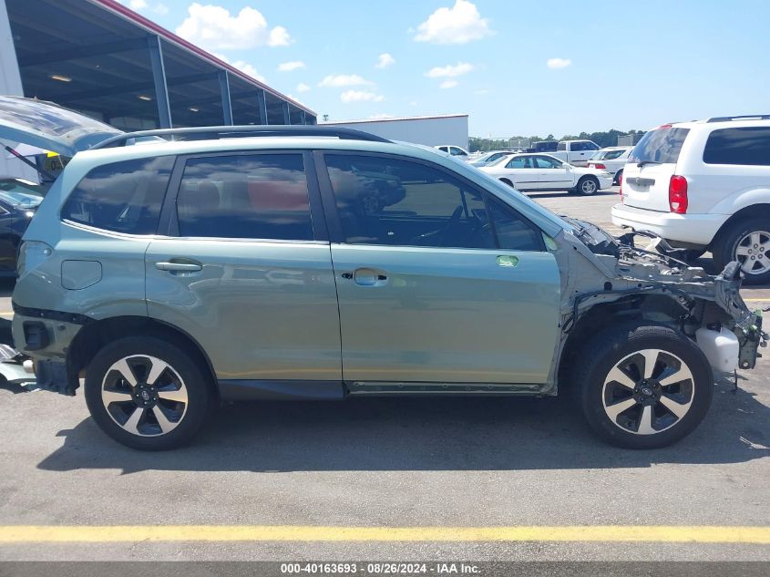 2018 Subaru Forester 2.5I Limited VIN: JF2SJAJCXJH489757 Lot: 40163693