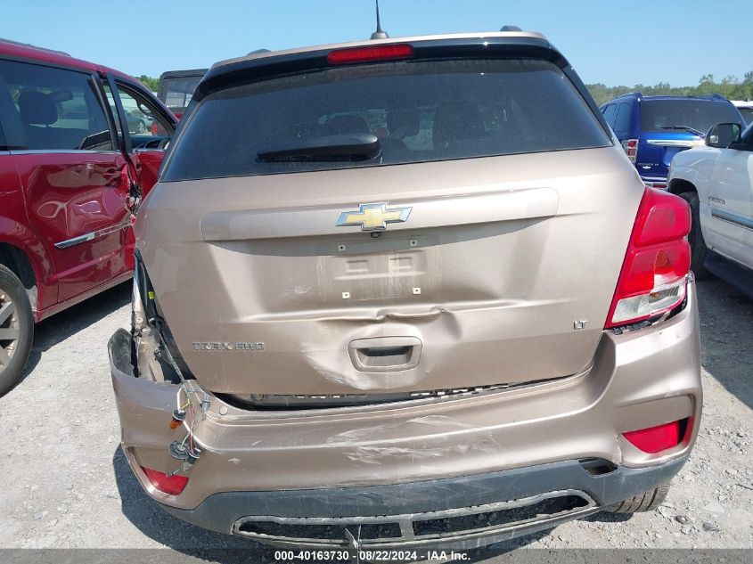 2018 Chevrolet Trax Lt VIN: 3GNCJPSB2JL417729 Lot: 40163730