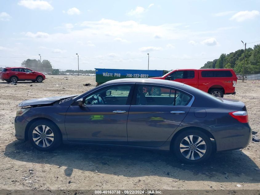 2014 Honda Accord Lx VIN: 1HGCR2F35EA005648 Lot: 40163738