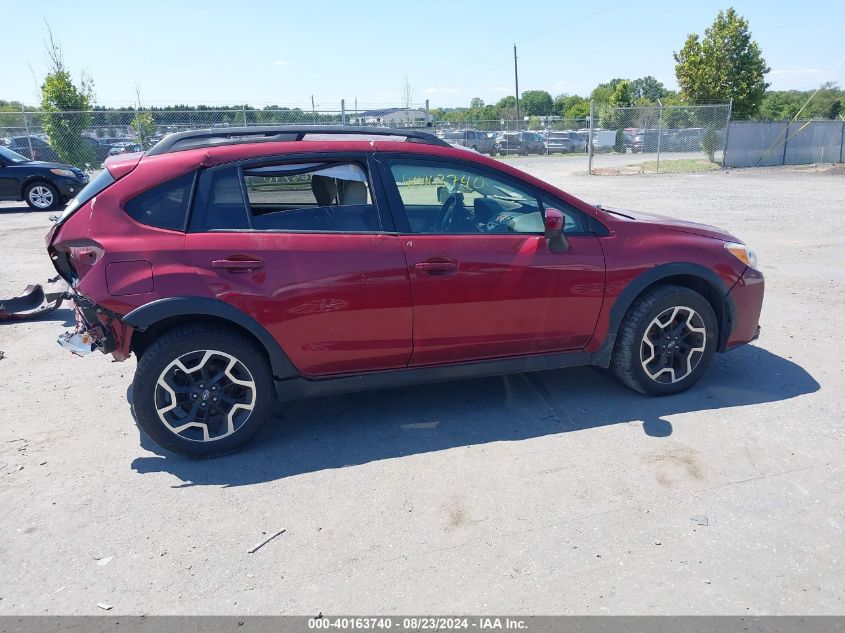 2016 Subaru Crosstrek 2.0I Premium VIN: JF2GPADC5G8261822 Lot: 40163740