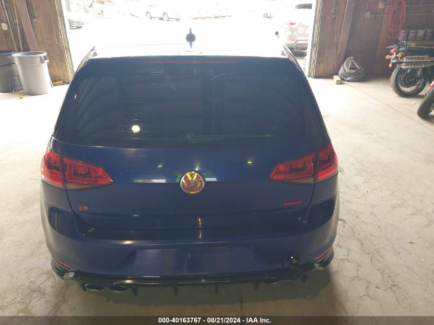 2016 Volkswagen Golf R 4-Door VIN: WVWLF7AU1GW338729 Lot: 40163767