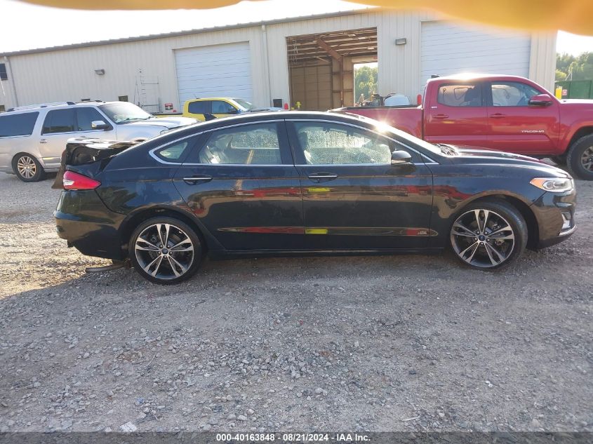 2019 Ford Fusion Titanium VIN: 3FA6P0D94KR256844 Lot: 40163848