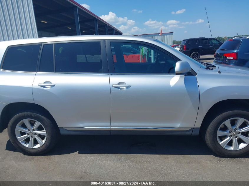 2012 Toyota Highlander VIN: 5TDZA3EH4CS017731 Lot: 40163857