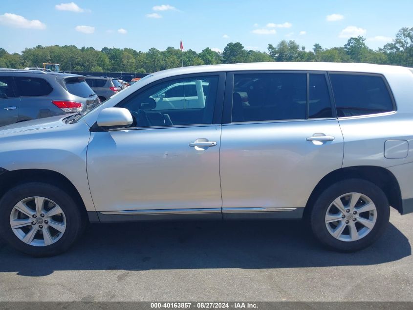 2012 Toyota Highlander VIN: 5TDZA3EH4CS017731 Lot: 40163857