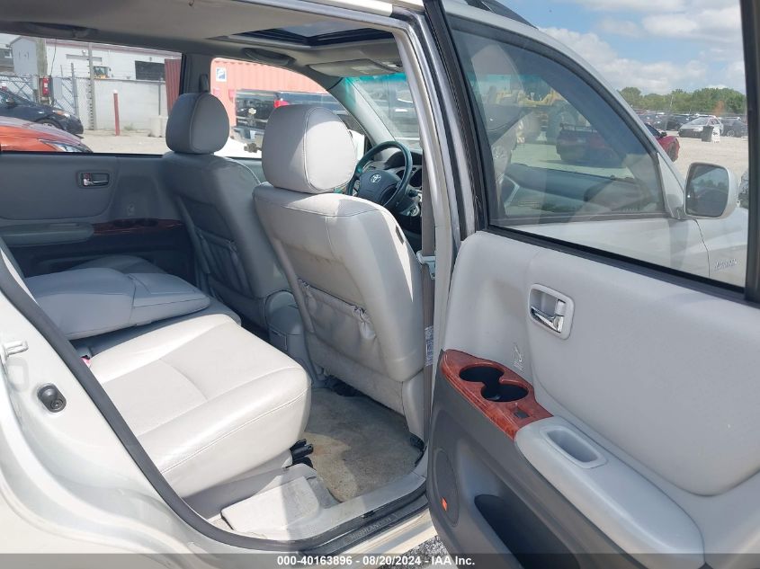 2006 Toyota Highlander Hybrid Limited V6 VIN: JTEEW21A560016559 Lot: 40163896