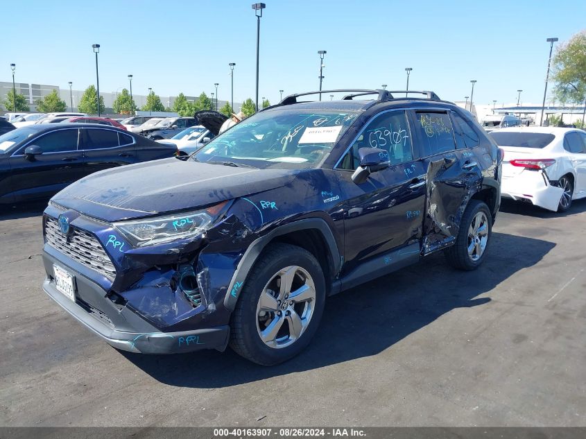 2020 Toyota Rav4 Hybrid Limited VIN: JTMDWRFVXLD538368 Lot: 40163907