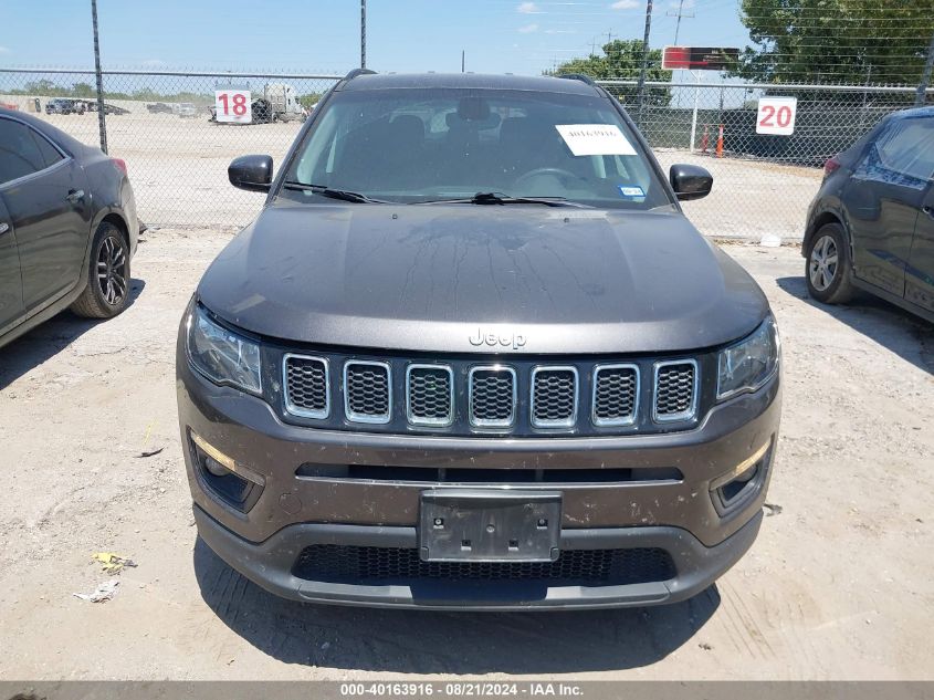 2021 Jeep Compass Latitude VIN: 3C4NJCBB2MT592495 Lot: 40163916