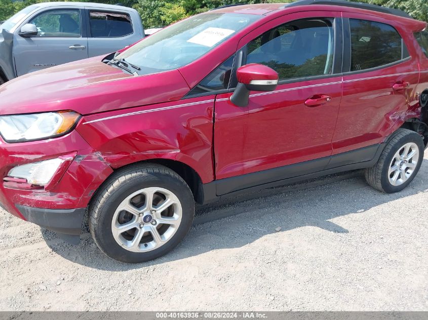 2020 Ford Ecosport Se VIN: MAJ6S3GL2LC363317 Lot: 40163936