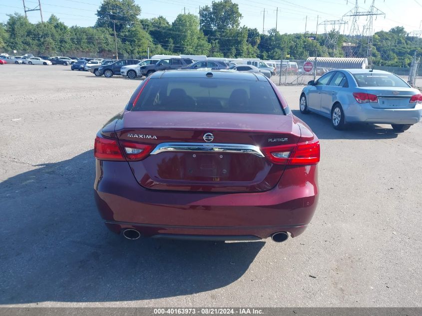 2017 Nissan Maxima 3.5S/Sv/Sl/Sr/Plat VIN: 1N4AA6AP7HC440605 Lot: 40163973