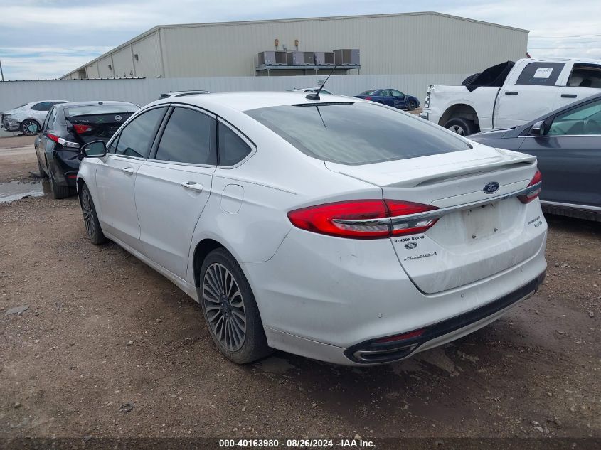 2018 FORD FUSION TITANIUM - 3FA6P0D92JR138841