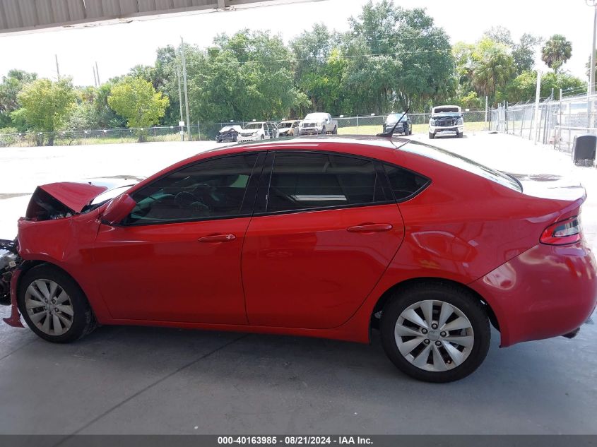 2014 Dodge Dart Sxt VIN: 1C3CDFBB8ED894837 Lot: 40163985