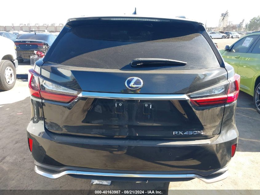 2022 Lexus Rx 450Hl VIN: JTJHGKFA4N2024711 Lot: 40163987