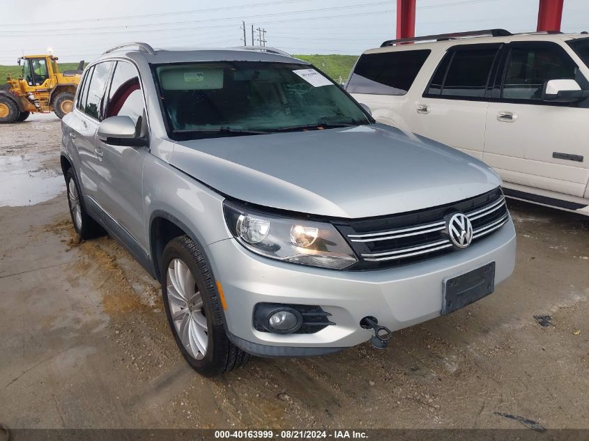 2012 Volkswagen Tiguan Se VIN: WVGBV7AX0CW593693 Lot: 40163999