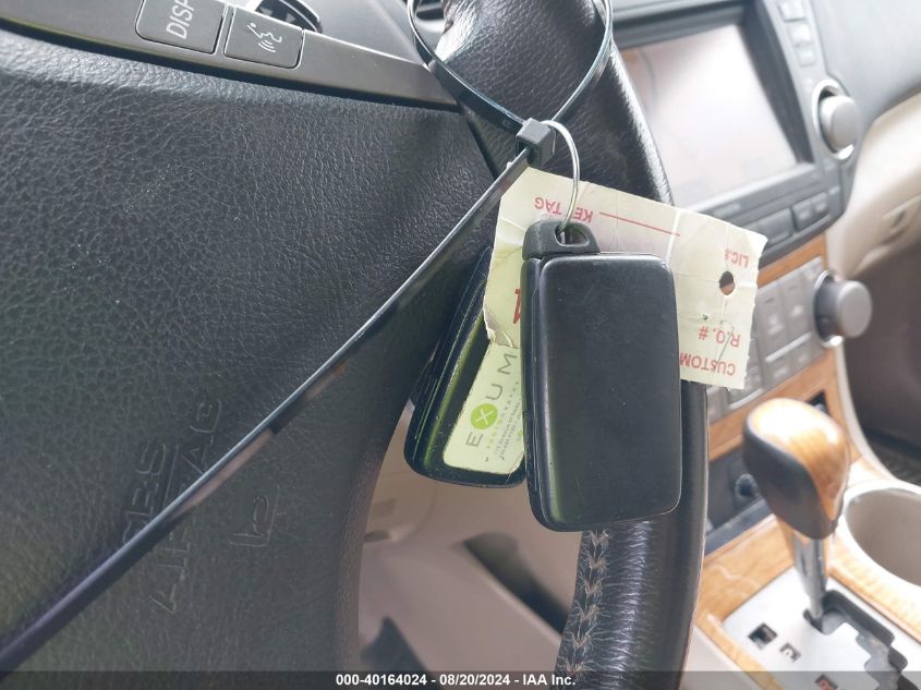 2009 Toyota Highlander Hybrid Limited VIN: JTEEW44A892026678 Lot: 40164024