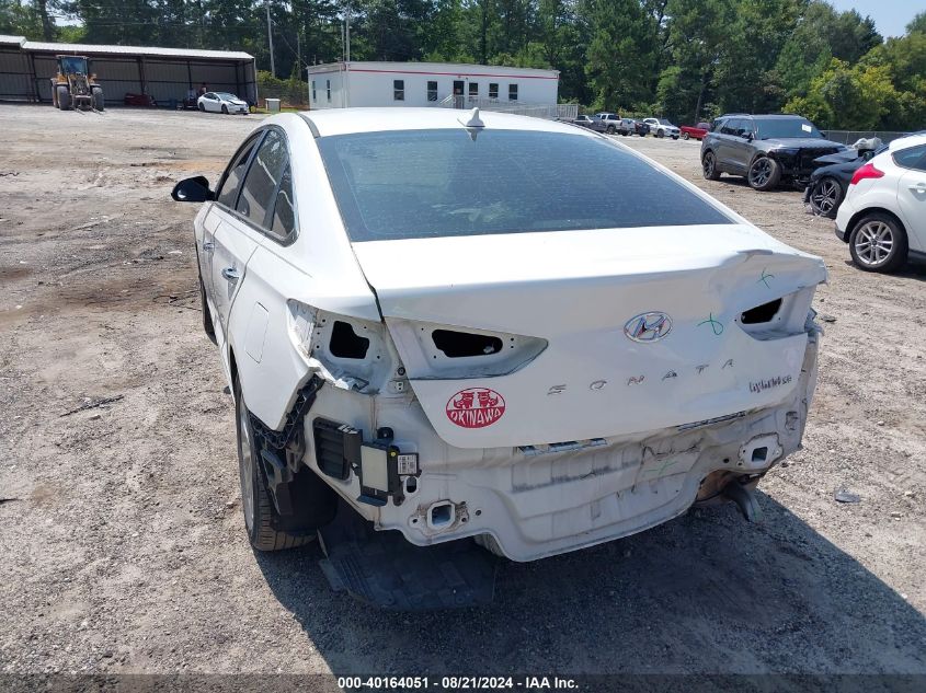 2018 Hyundai Sonata Hybrid Se VIN: KMHE24L3XJA083697 Lot: 40164051