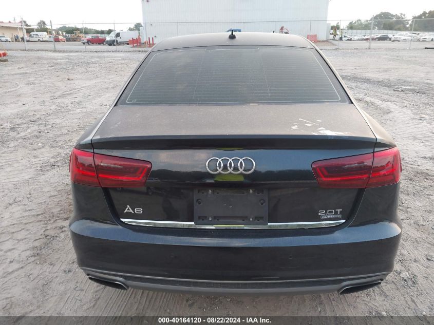 2016 AUDI A6 2.0T PREMIUM PLUS - WAUGFAFCXGN027785