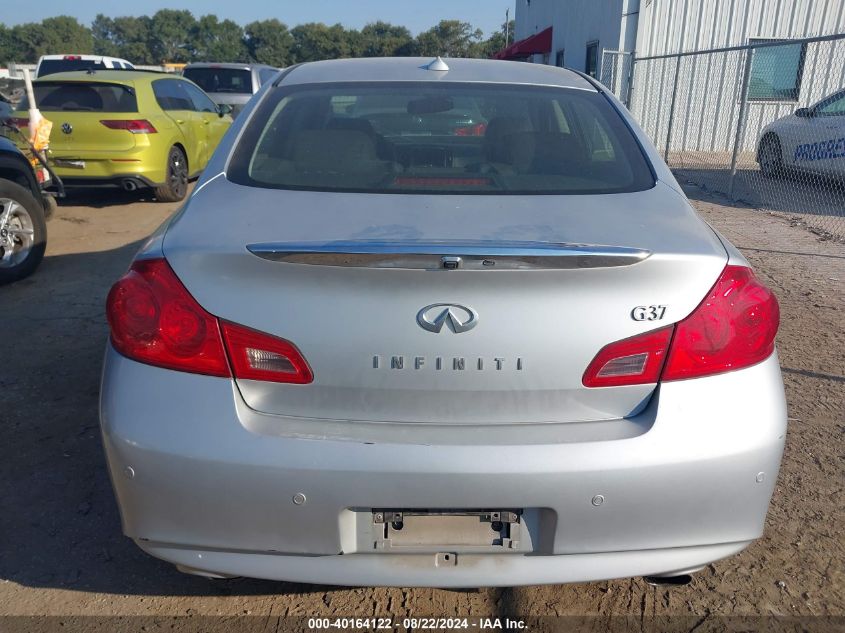 2010 Infiniti G37 Journey VIN: JN1CV6AP9AM400276 Lot: 40164122