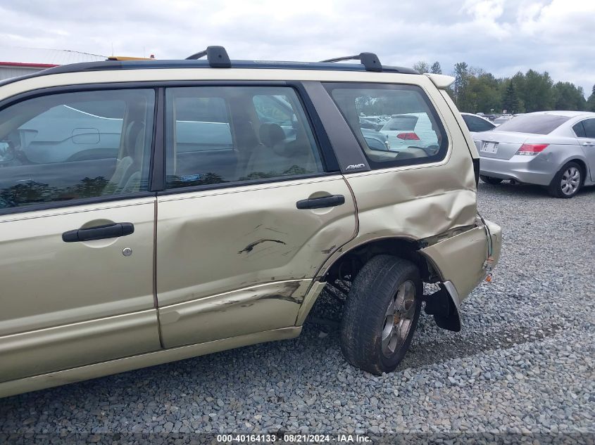 2003 Subaru Forester Xs VIN: JF1SG65603H712833 Lot: 40164133