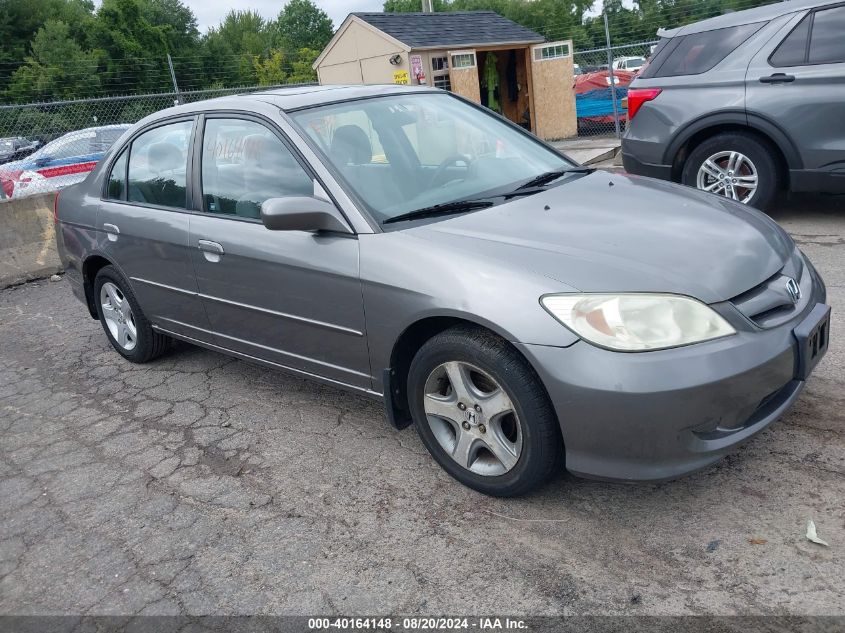 2004 Honda Civic Ex VIN: 2HGES26804H593158 Lot: 40164148