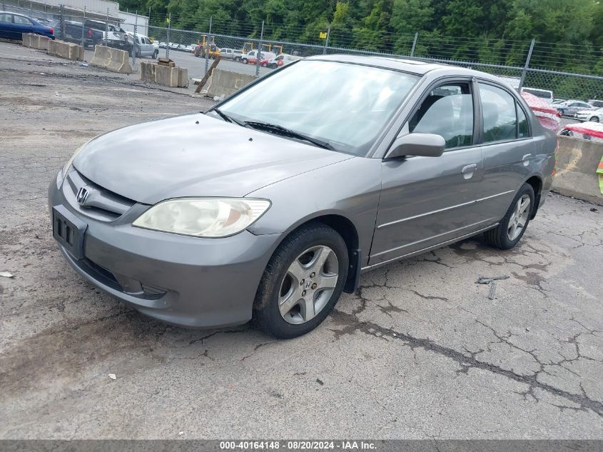 2004 Honda Civic Ex VIN: 2HGES26804H593158 Lot: 40164148