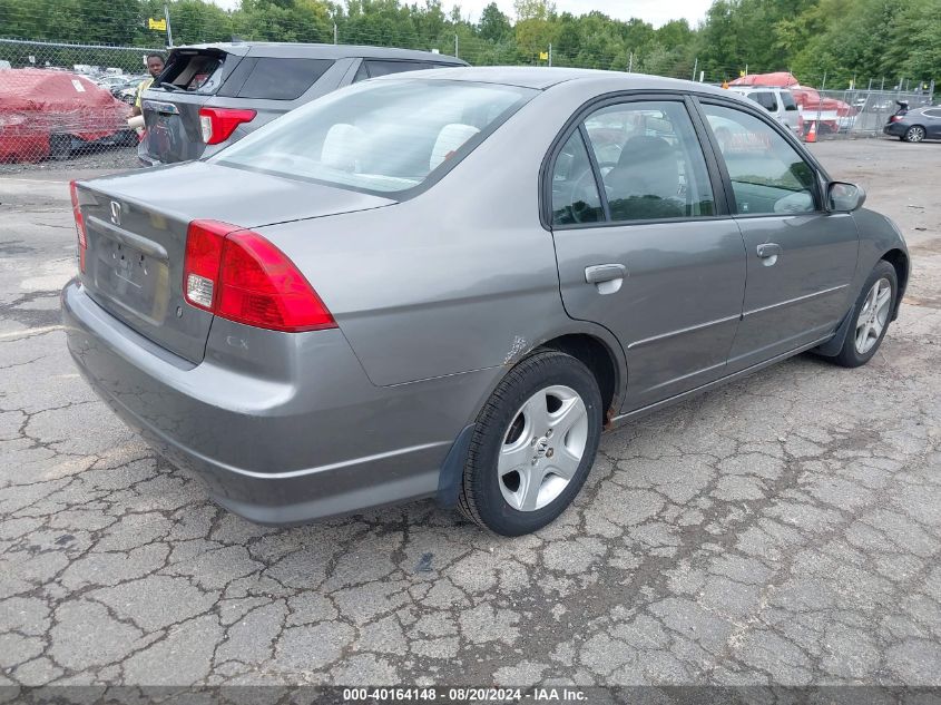 2004 Honda Civic Ex VIN: 2HGES26804H593158 Lot: 40164148