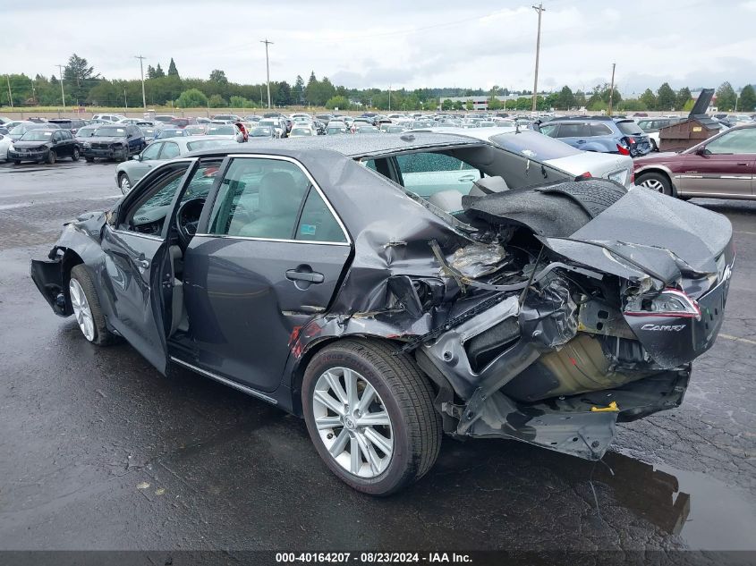 2012 Toyota Camry Xle VIN: 4T4BF1FK6CR178175 Lot: 40164207