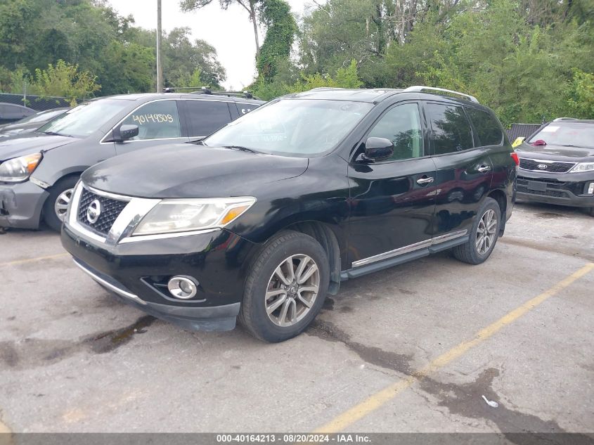 2013 Nissan Pathfinder Sl VIN: 5N1AR2MN8DC680046 Lot: 40164213