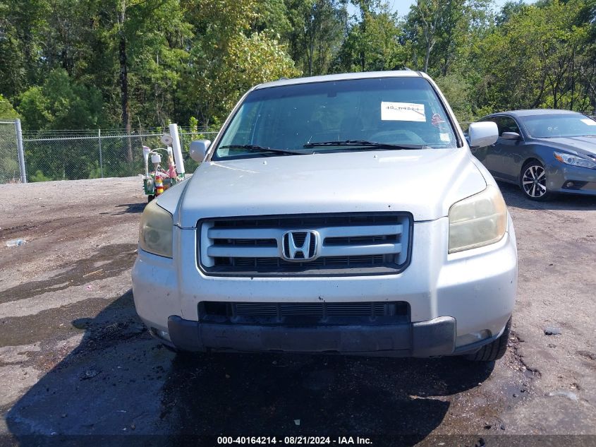 2006 Honda Pilot Ex-L VIN: 5FNYF28526B031550 Lot: 40164214