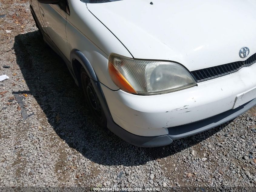 2000 Toyota Echo VIN: JTDBT1236Y0067405 Lot: 40164233