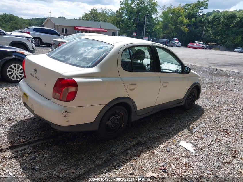 2000 Toyota Echo VIN: JTDBT1236Y0067405 Lot: 40164233