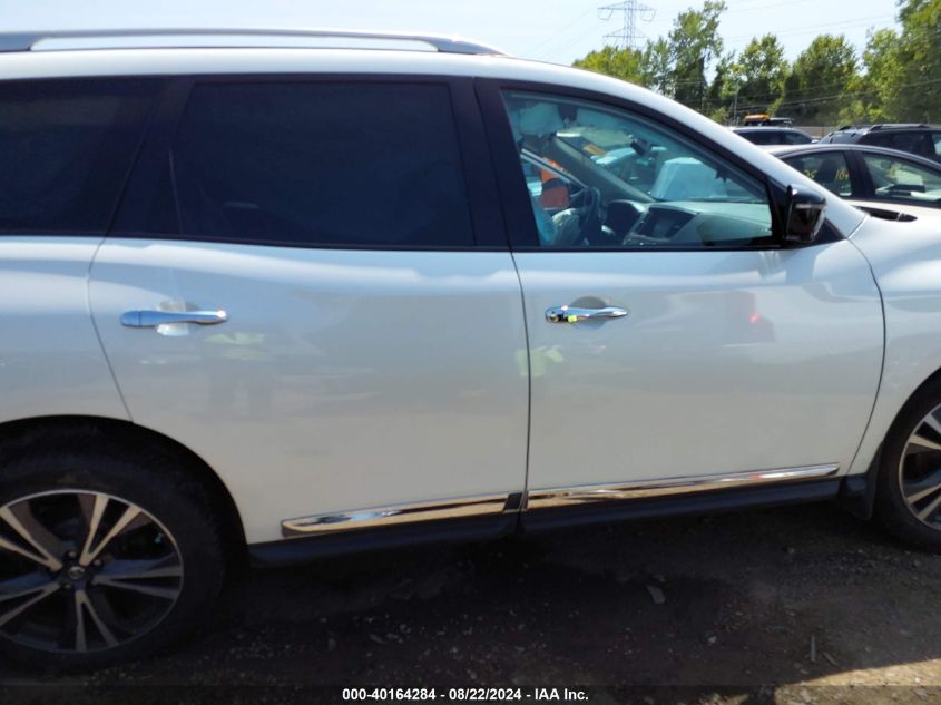 2017 Nissan Pathfinder Platinum VIN: 5N1DR2MN5HC675566 Lot: 40164284