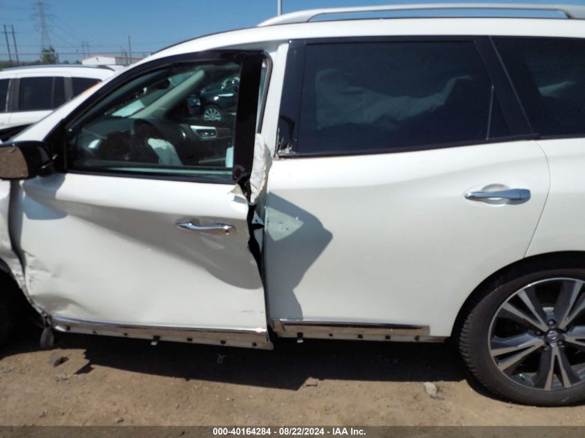 2017 Nissan Pathfinder Platinum VIN: 5N1DR2MN5HC675566 Lot: 40164284