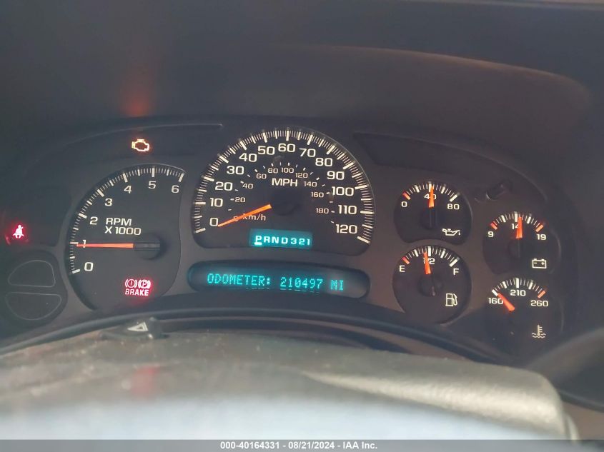 2005 Chevrolet Suburban 1500 Ls VIN: 3GNFK16Z05G162592 Lot: 40164331