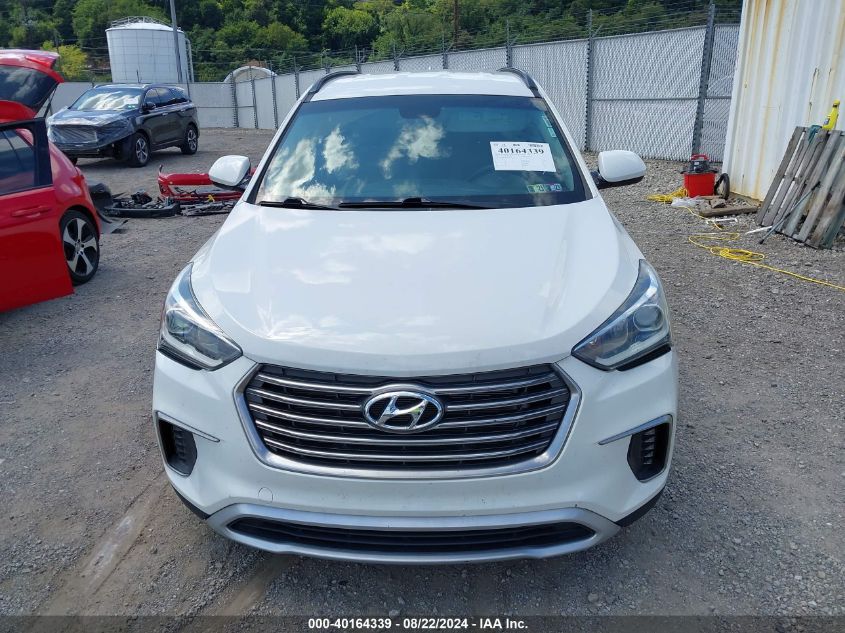 2017 Hyundai Santa Fe Se VIN: KM8SM4HF9HU195271 Lot: 40164339