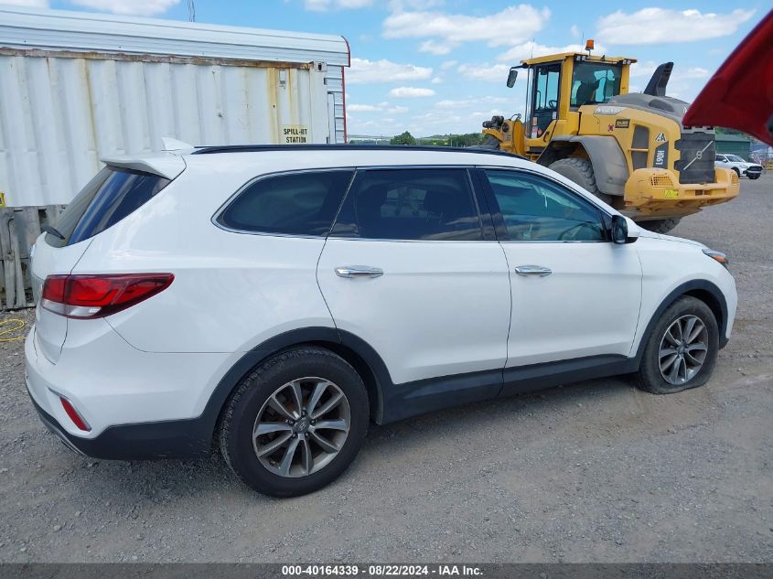 2017 Hyundai Santa Fe Se VIN: KM8SM4HF9HU195271 Lot: 40164339