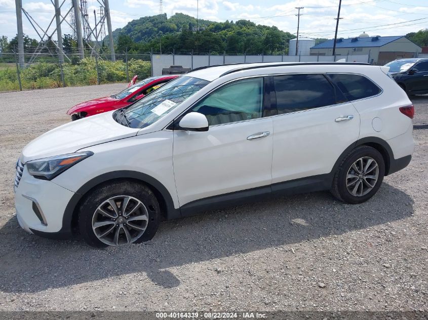 2017 Hyundai Santa Fe Se VIN: KM8SM4HF9HU195271 Lot: 40164339