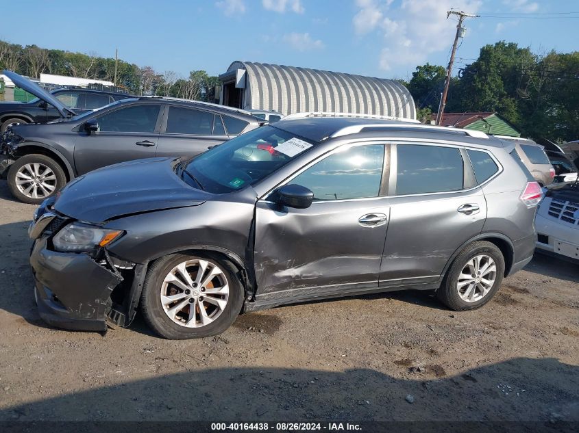 2016 Nissan Rogue Sv VIN: KNMAT2MV1GP667027 Lot: 40164438