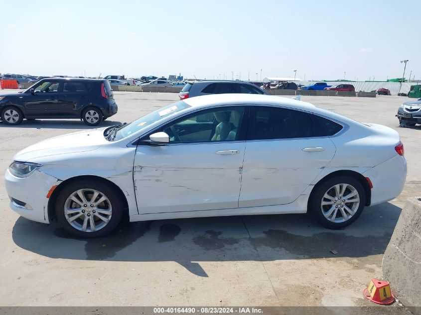 2016 Chrysler 200 Limited Platinum VIN: 1C3CCCAB6GN184237 Lot: 40164490