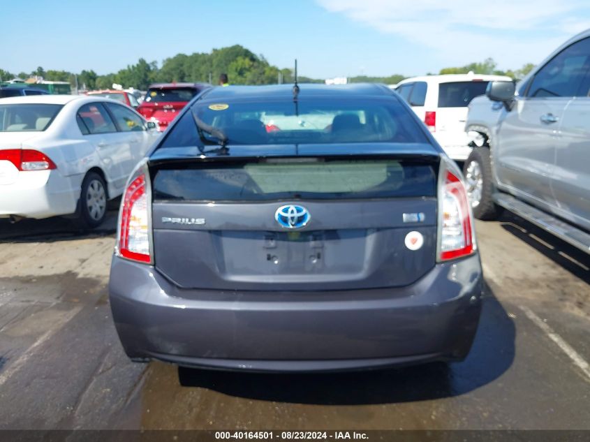 2014 Toyota Prius Two VIN: JTDKN3DU9E0376146 Lot: 40164501