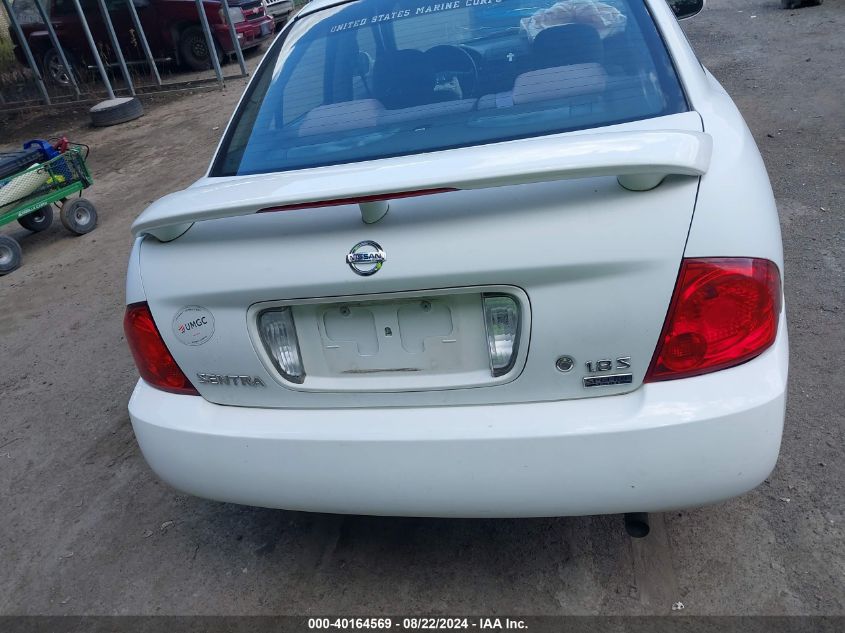 2005 Nissan Sentra 1.8S VIN: 3N1CB51D85L568998 Lot: 40164569