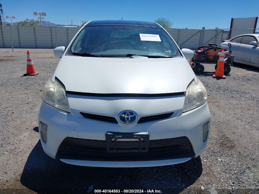 2014 Toyota Prius Three VIN: JTDKN3DUXE1757126 Lot: 40164583