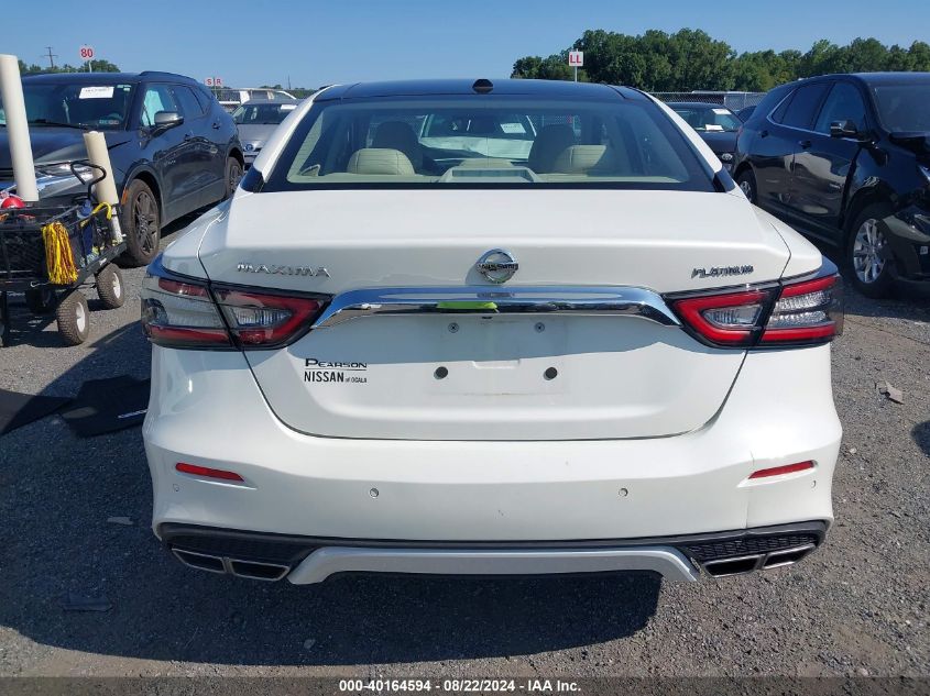 2019 Nissan Maxima 3.5 Platinum VIN: 1N4AA6AV0KC365610 Lot: 40164594